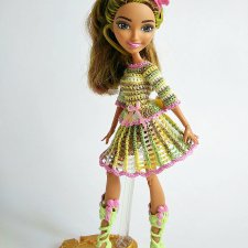 Наряды для Эвер Афтер Хай, вязаные крючком. Часть 1