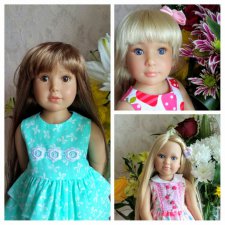 Девочки, цветы и новые платья