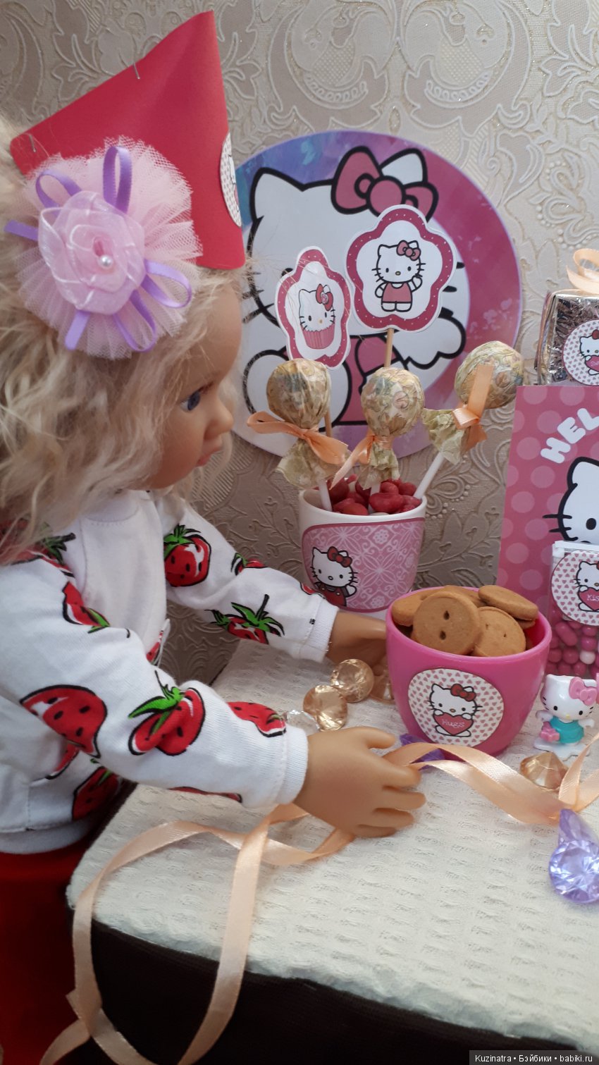 Пижамная вечеринка в стиле Hello Kitty