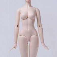 Женское msd тело DIM/Dollits + кабл. стопы в белом скинтоне