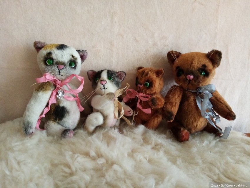 Моя котобанда — Авторские мишки Тедди и друзья: фото