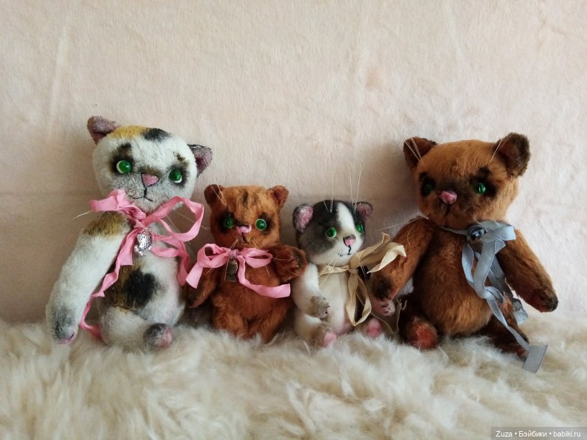Моя котобанда — Авторские мишки Тедди и друзья: фото
