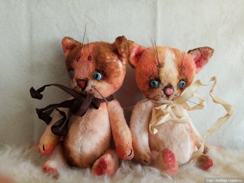 Усатая компания — Авторские мишки Тедди и друзья: фото (фото 7)