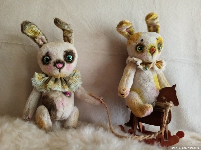 Радужные зайцы — Авторские мишки Тедди и друзья: фото (фото 8)