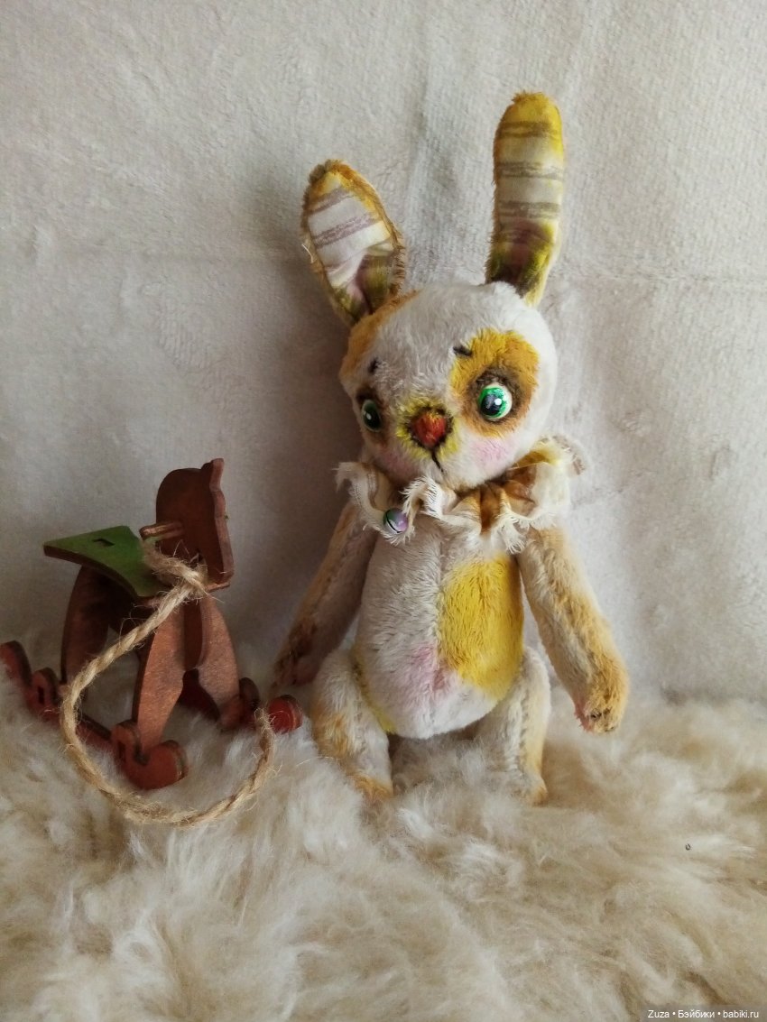 Радужные зайцы — Авторские мишки Тедди и друзья: фото (фото 3)