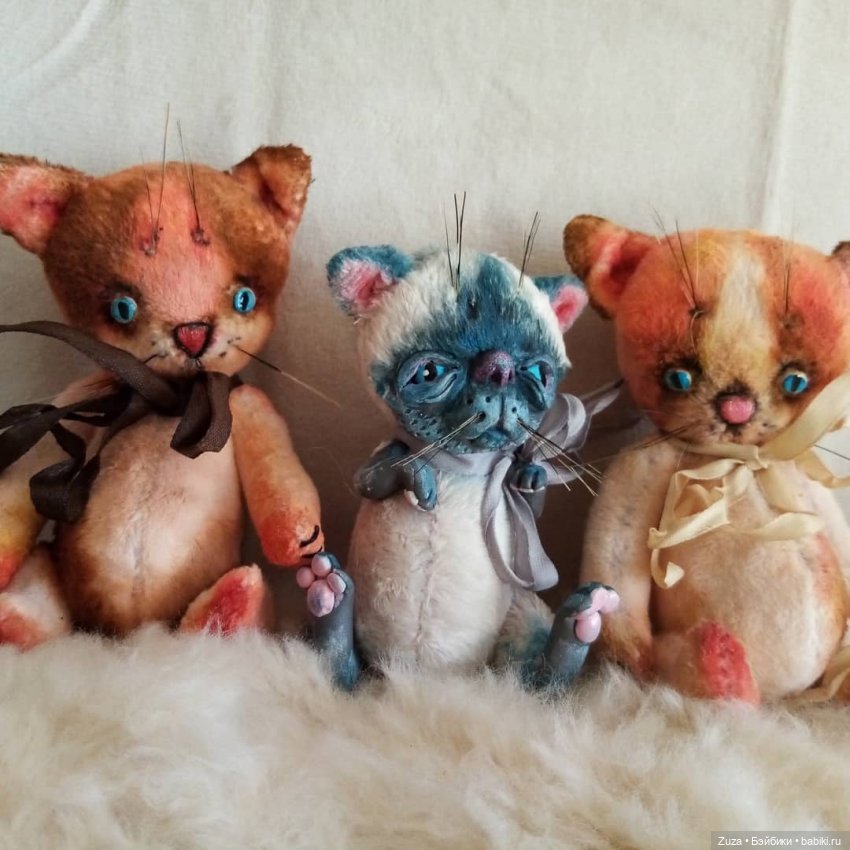 Ах эти синеглазые кошки | Бэйбики Ах эти синеглазые кошки — Авторские мишки Тедди и друзья: фото (фото 10)