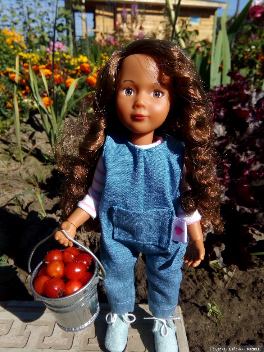 Джой на даче в обновках — Куклы Kathe Kruse (Кате/Кэте Крузе): фото