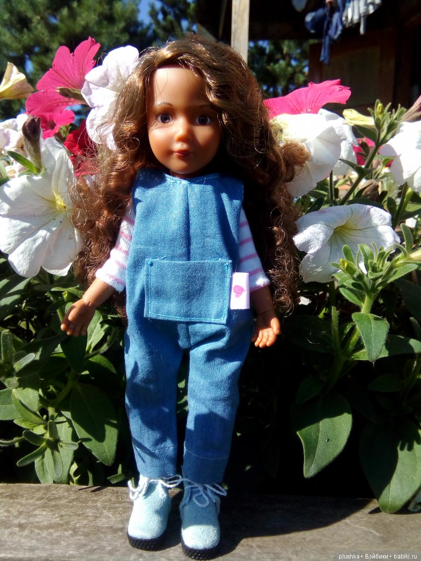 Джой на даче в обновках — Куклы Kathe Kruse (Кате/Кэте Крузе): фото (фото 3)