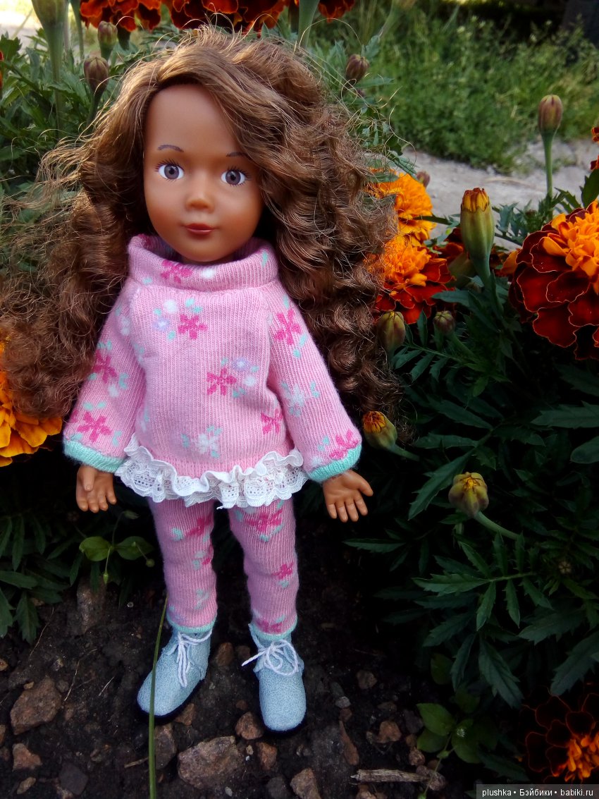 Джой на даче в обновках — Куклы Kathe Kruse (Кате/Кэте Крузе): фото