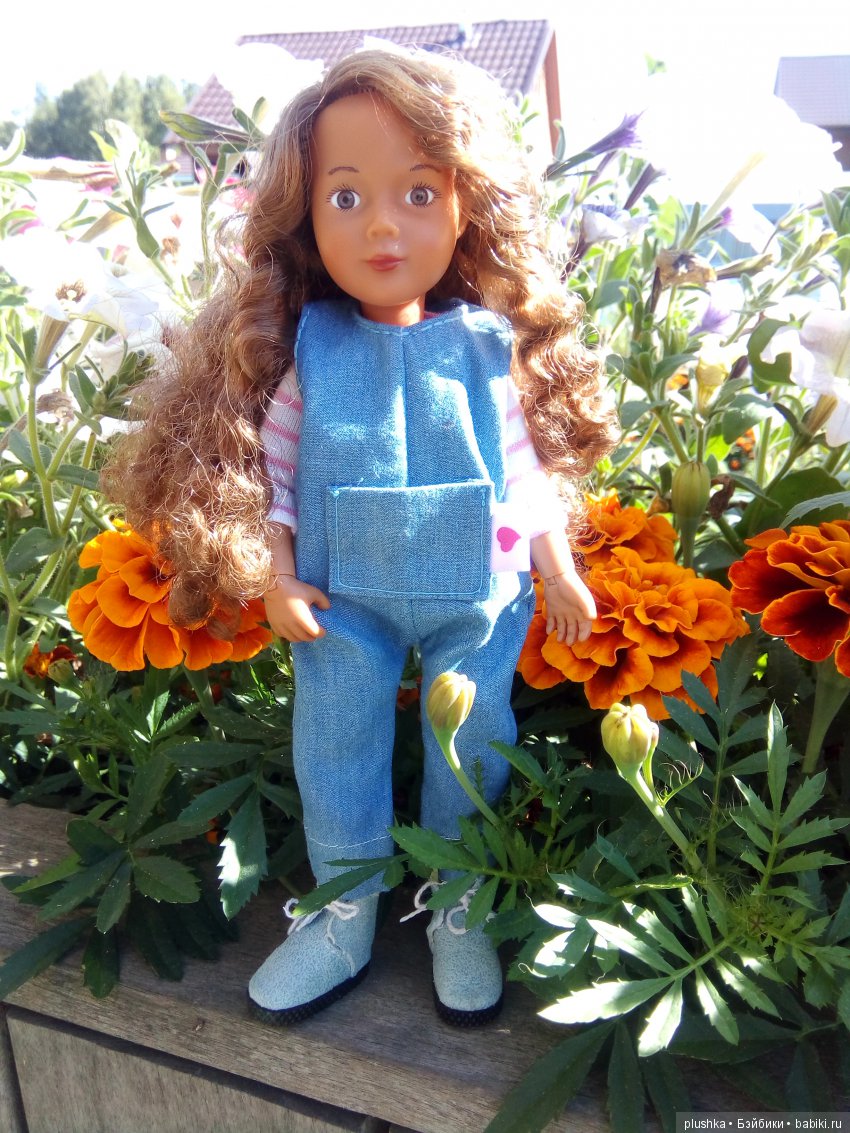 Джой на даче в обновках — Куклы Kathe Kruse (Кате/Кэте Крузе): фото