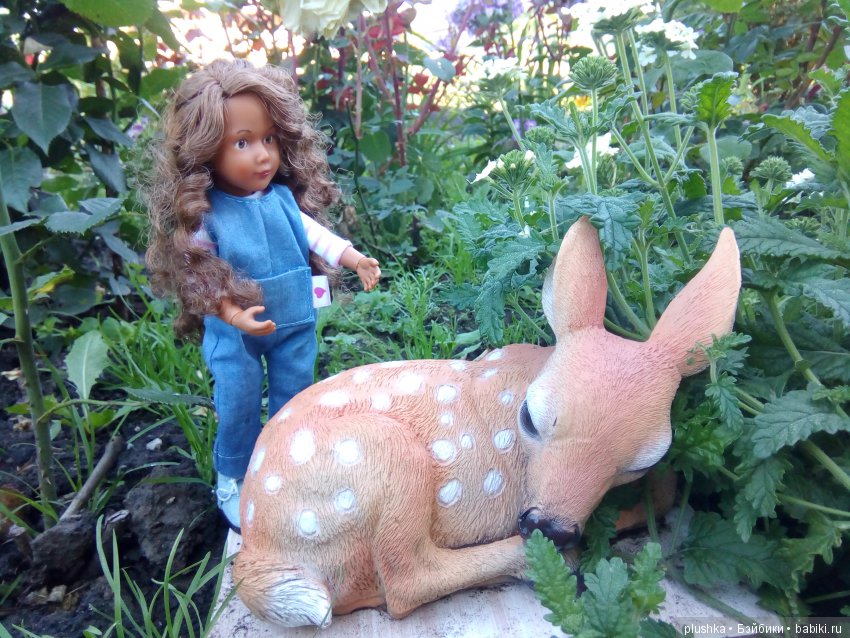 Джой на даче в обновках — Куклы Kathe Kruse (Кате/Кэте Крузе): фото (фото 6)