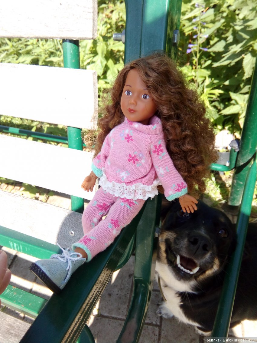 Джой на даче в обновках — Куклы Kathe Kruse (Кате/Кэте Крузе): фото