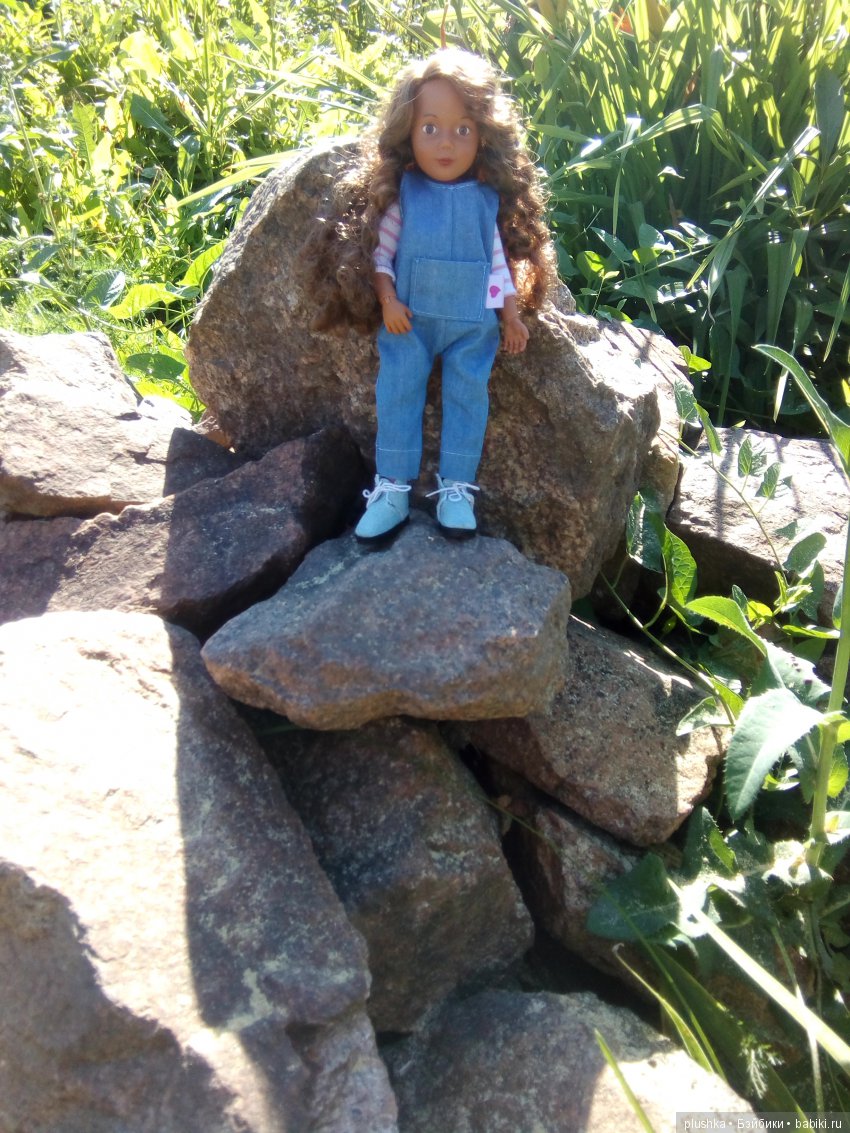 Джой на даче в обновках — Куклы Kathe Kruse (Кате/Кэте Крузе): фото