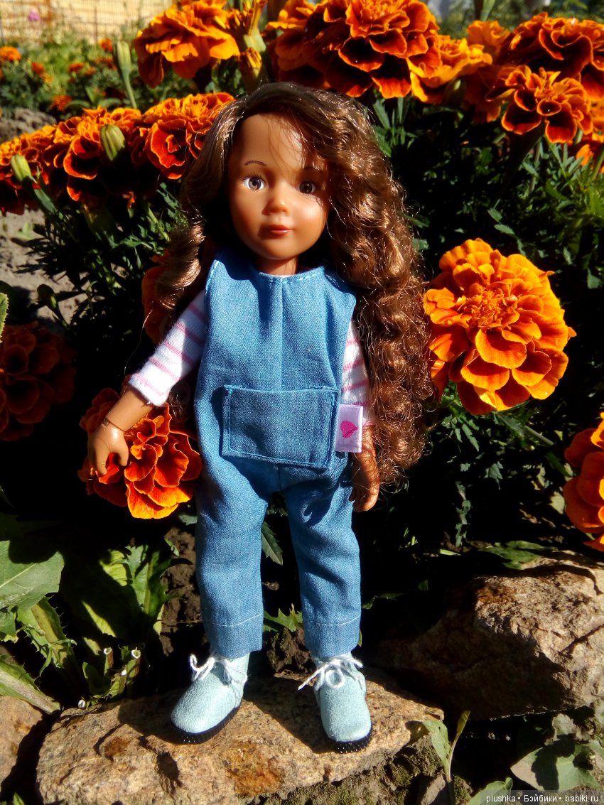 Джой на даче в обновках — Куклы Kathe Kruse (Кате/Кэте Крузе): фото (фото 10)