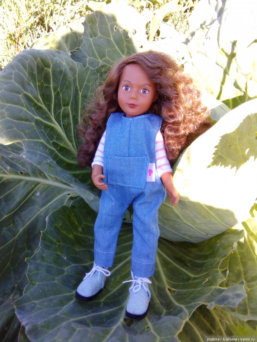 Джой на даче в обновках — Куклы Kathe Kruse (Кате/Кэте Крузе): фото