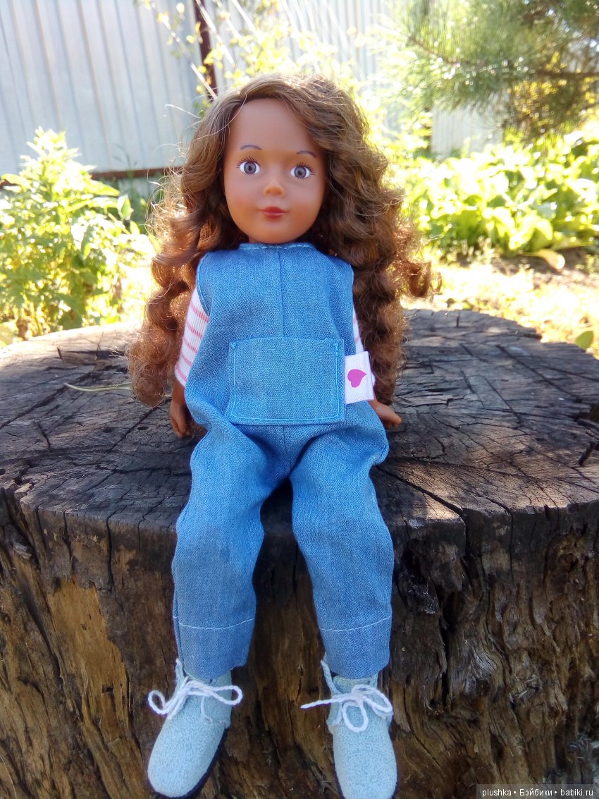 Джой на даче в обновках — Куклы Kathe Kruse (Кате/Кэте Крузе): фото (фото 8)