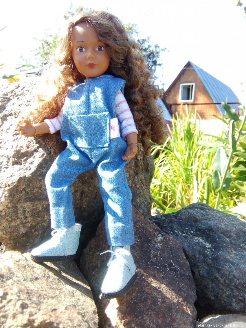 Джой на даче в обновках — Куклы Kathe Kruse (Кате/Кэте Крузе): фото (фото 4)