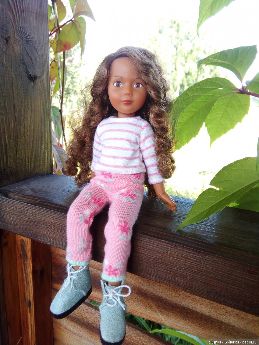 Джой на даче в обновках — Куклы Kathe Kruse (Кате/Кэте Крузе): фото