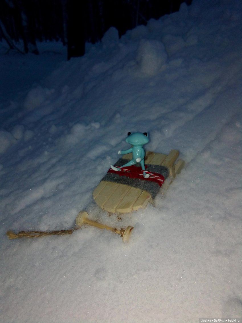 Мои лягушата. Wonder frog и зима