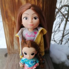 Интересная парочка. Mame momoko и Sasha Spilberg