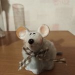 керамическая мышка  для ваших малышек