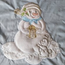 Аппликация для кукольного рукоделия