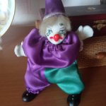 Винтажный итальянский клоун