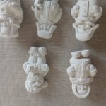 Гипсовые новогодние фигурки