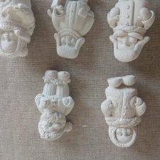 Гипсовые новогодние фигурки