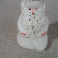 Винтажный Дед Мороз под маленькую елочку