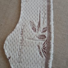 Отрезок фактурного трикотажа для кукольного рукоделия