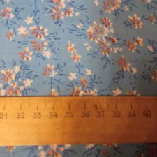 Отрезик ткани не хб  для кукольного рукоделия