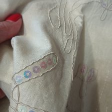 Отрез шикарного льна для кукольного рукоделия