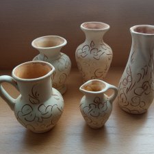 Вазочки ручной работы для кукольного интерьера