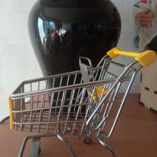 Тележка для кукольных игр и интерьера