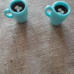 2 кружечки для кукольного интерьера