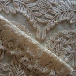 Лот шикарного кружева на сетке для кукольного рукоделия