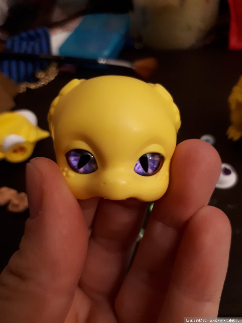 Меняем глаза дракону — Замена глаз и ресниц кукле: ремонт механизма (фото 10)