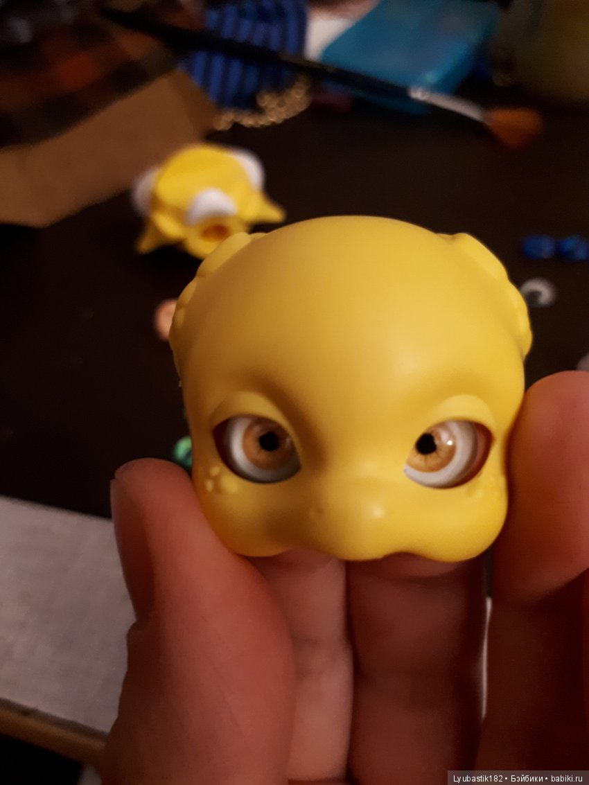 Меняем глаза дракону — Замена глаз и ресниц кукле: ремонт механизма