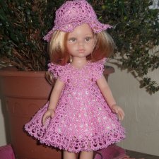 Кружевная фантазия фриволите в нарядах кукол