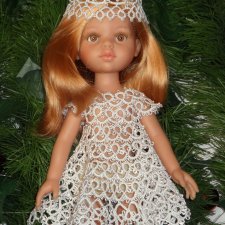 Новогодний наряд для куклы Паола Рейна 32-34 см