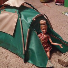 И снова палатка: снаружи и внутри. Проект завершен