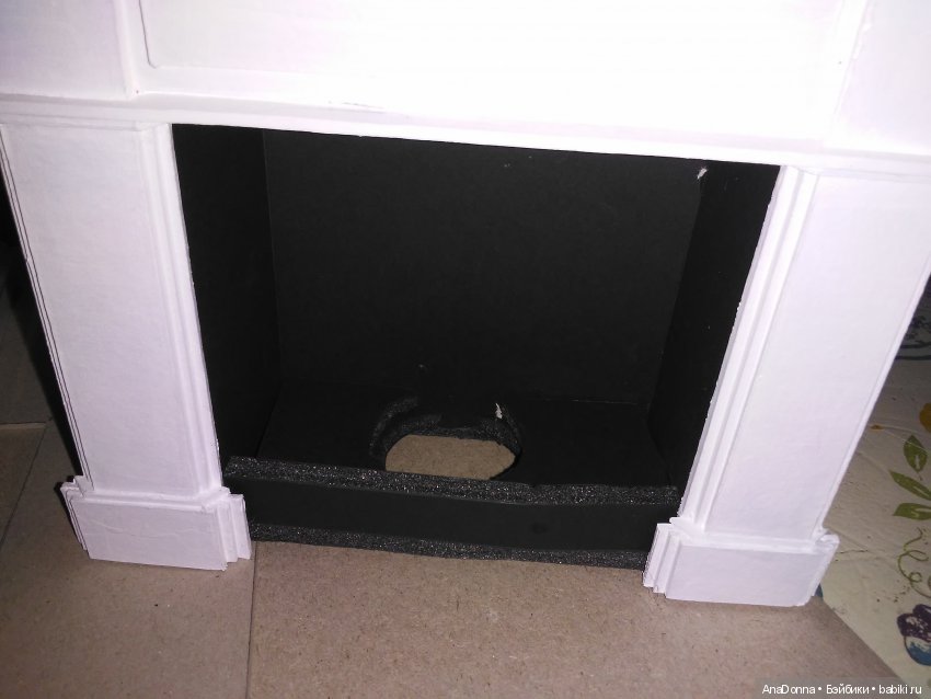 Камин в масштабе 1/6 — Мебель для кукол и домиков: фото (фото 3)