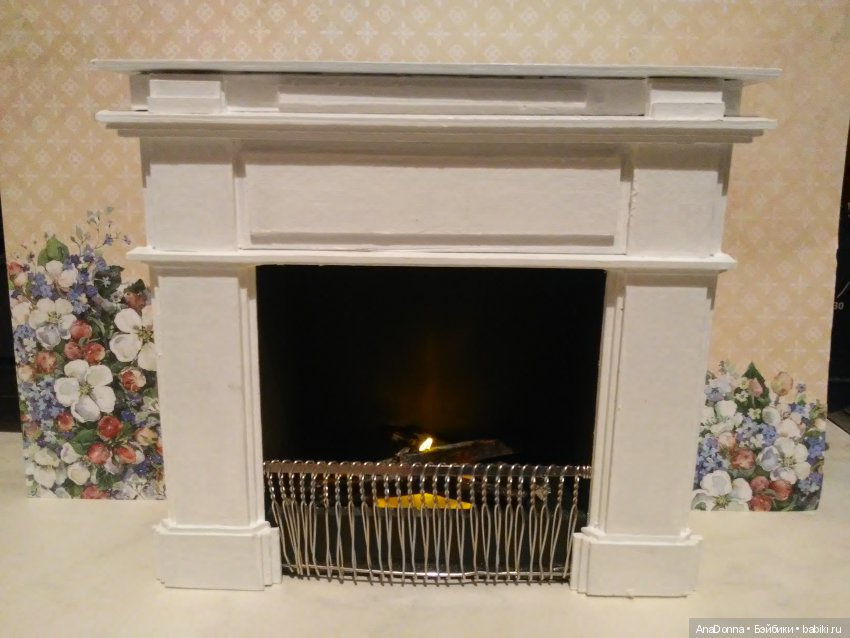 Камин в масштабе 1/6 — Мебель для кукол и домиков: фото (фото 6)