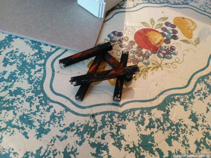 Камин в масштабе 1/6 — Мебель для кукол и домиков: фото (фото 4)