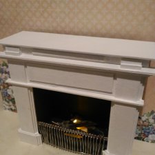 Камин в масштабе 1/6