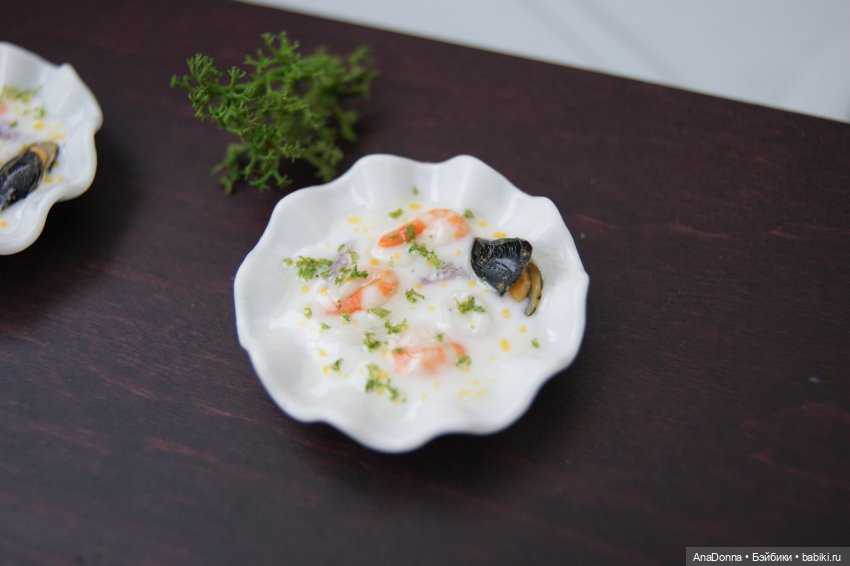 Ресторанчик — Посуда и реалистичная еда для кукол (фото 3)