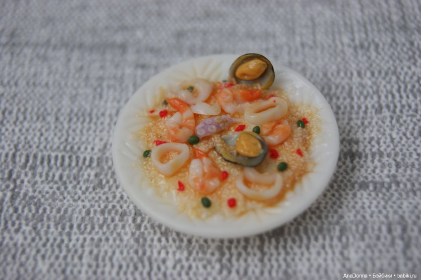 Ресторанчик — Посуда и реалистичная еда для кукол (фото 2)