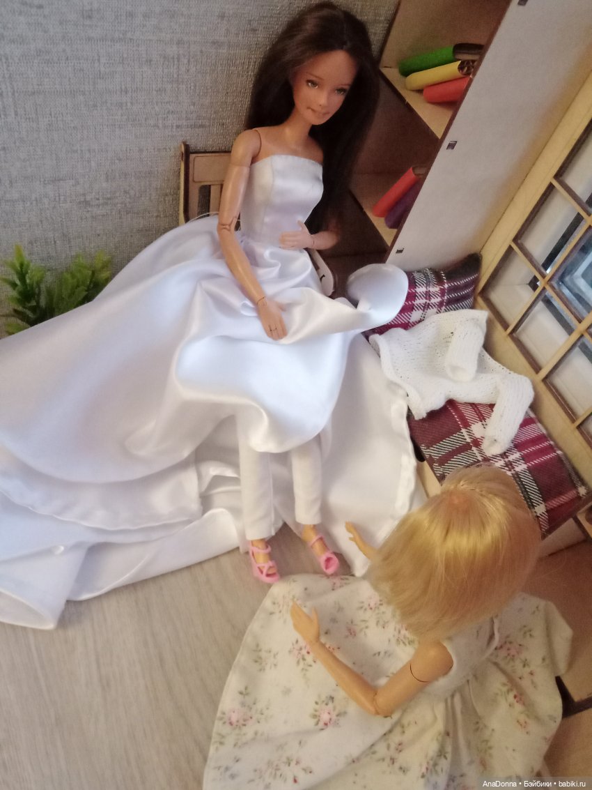 Предсвадебный переполох. Картина вторая: пошивочная. Часть 1. Невеста | Бэйбики Предсвадебный переполох. Картина вторая: пошивочная. Часть 1. Невеста