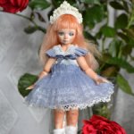 Шарнирная фарфоровая красотка 18см.